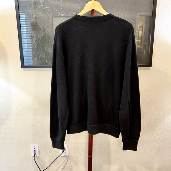 rag & bone - Winslow Crossgrain Cotton Cardigan Large - Black - Picture 2 of 6